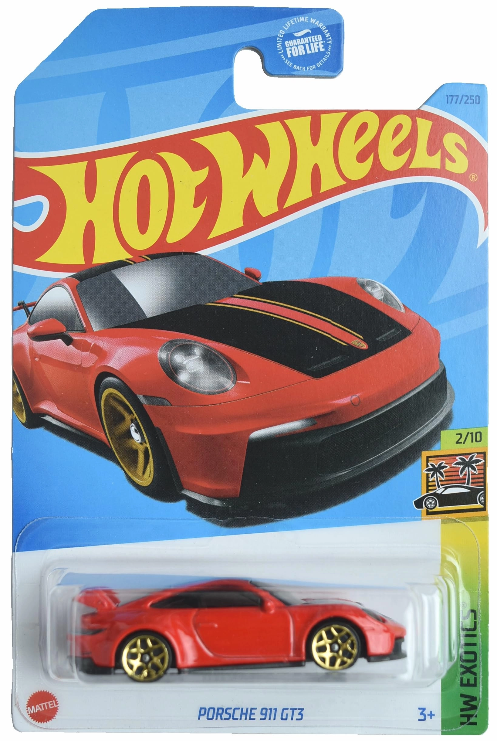 Hot Wheels Porsche 911 GT3 - HW Exotics 2/10 red