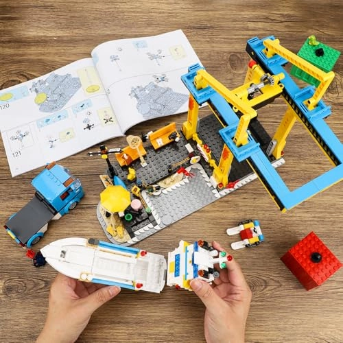 Seaside Harbor - Compatible with Lego Container Crane and Truck
