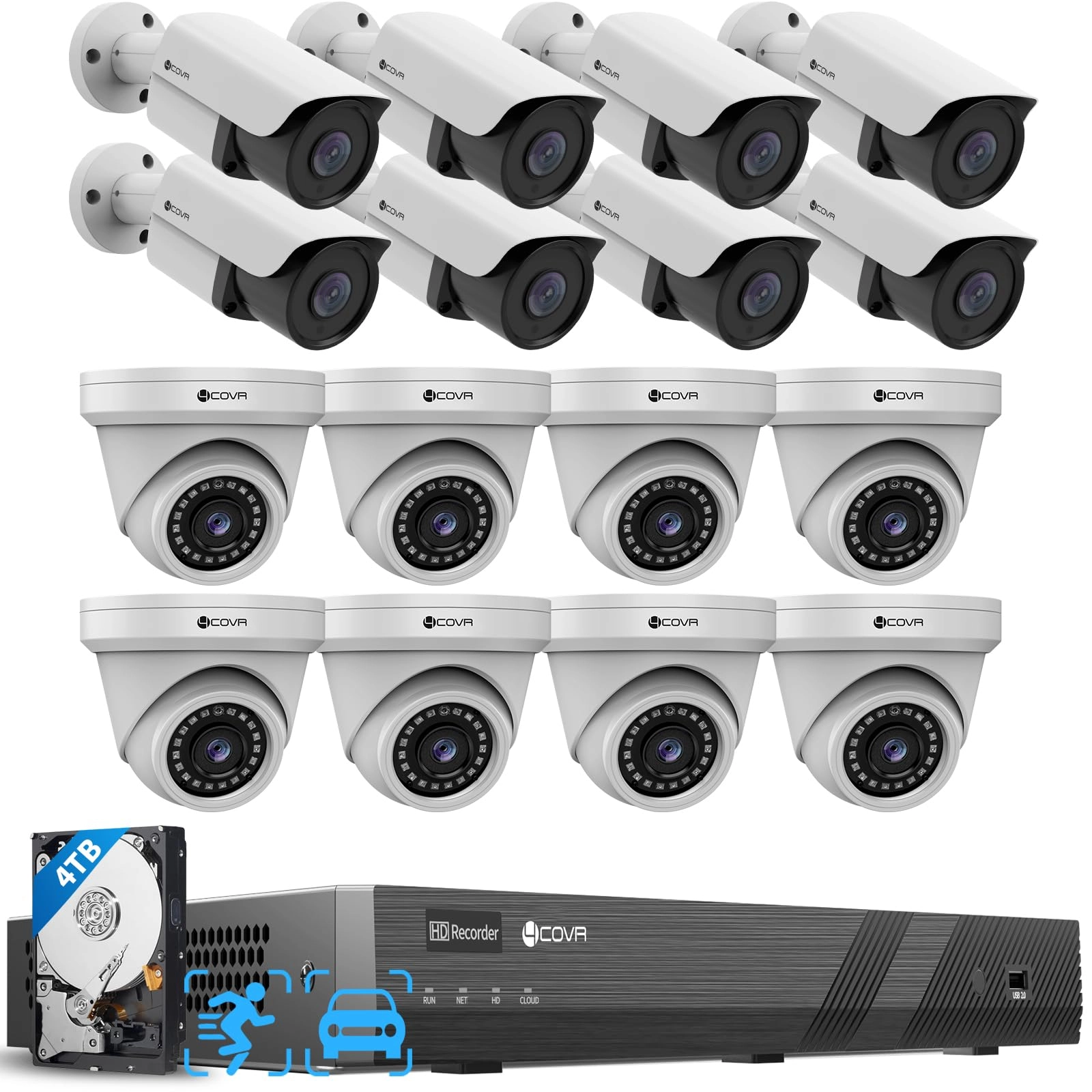 4COVR 4K 16 Camera Security System
