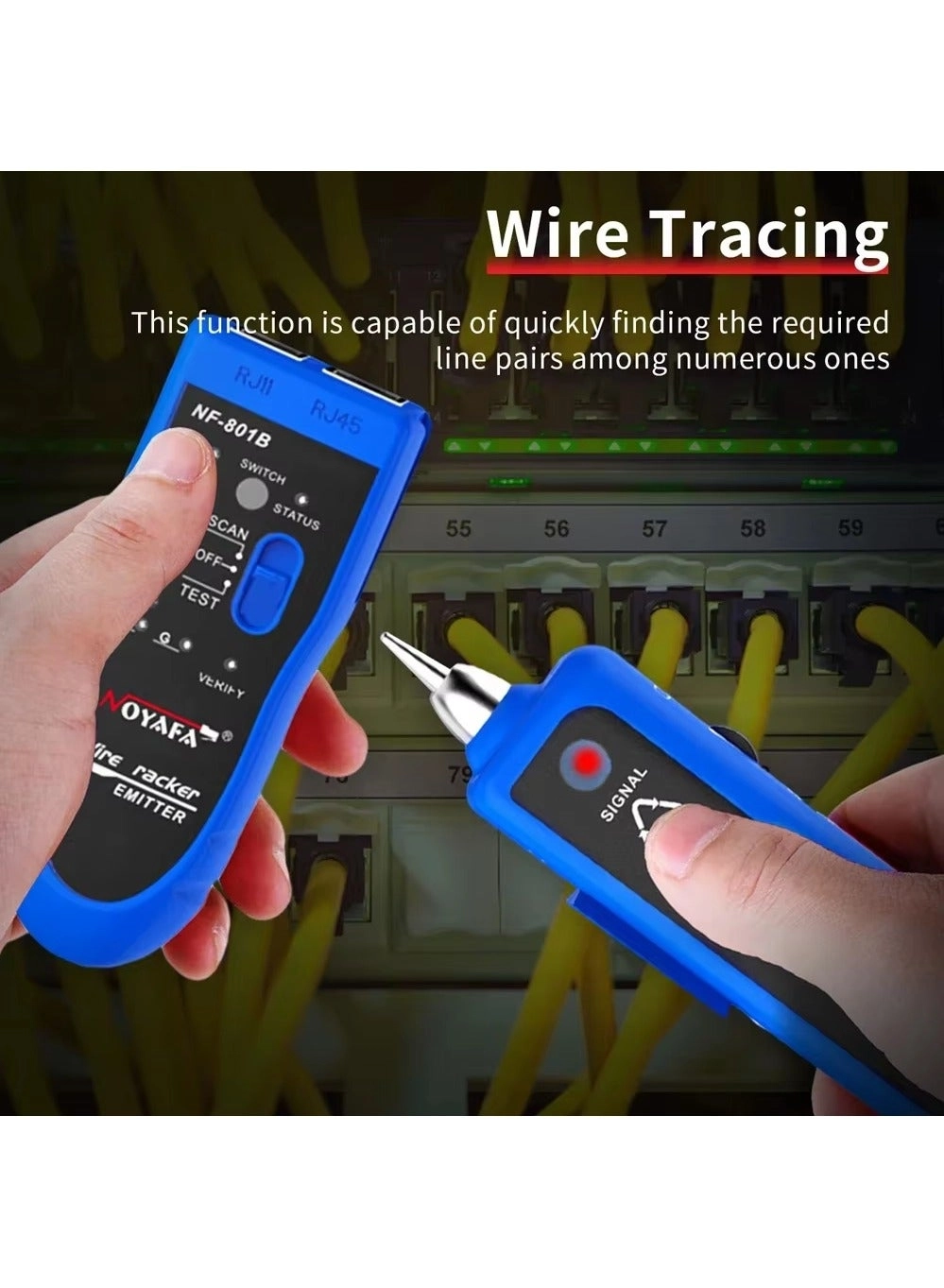 Cable Tester - RJ11 RJ45 Tone Generator