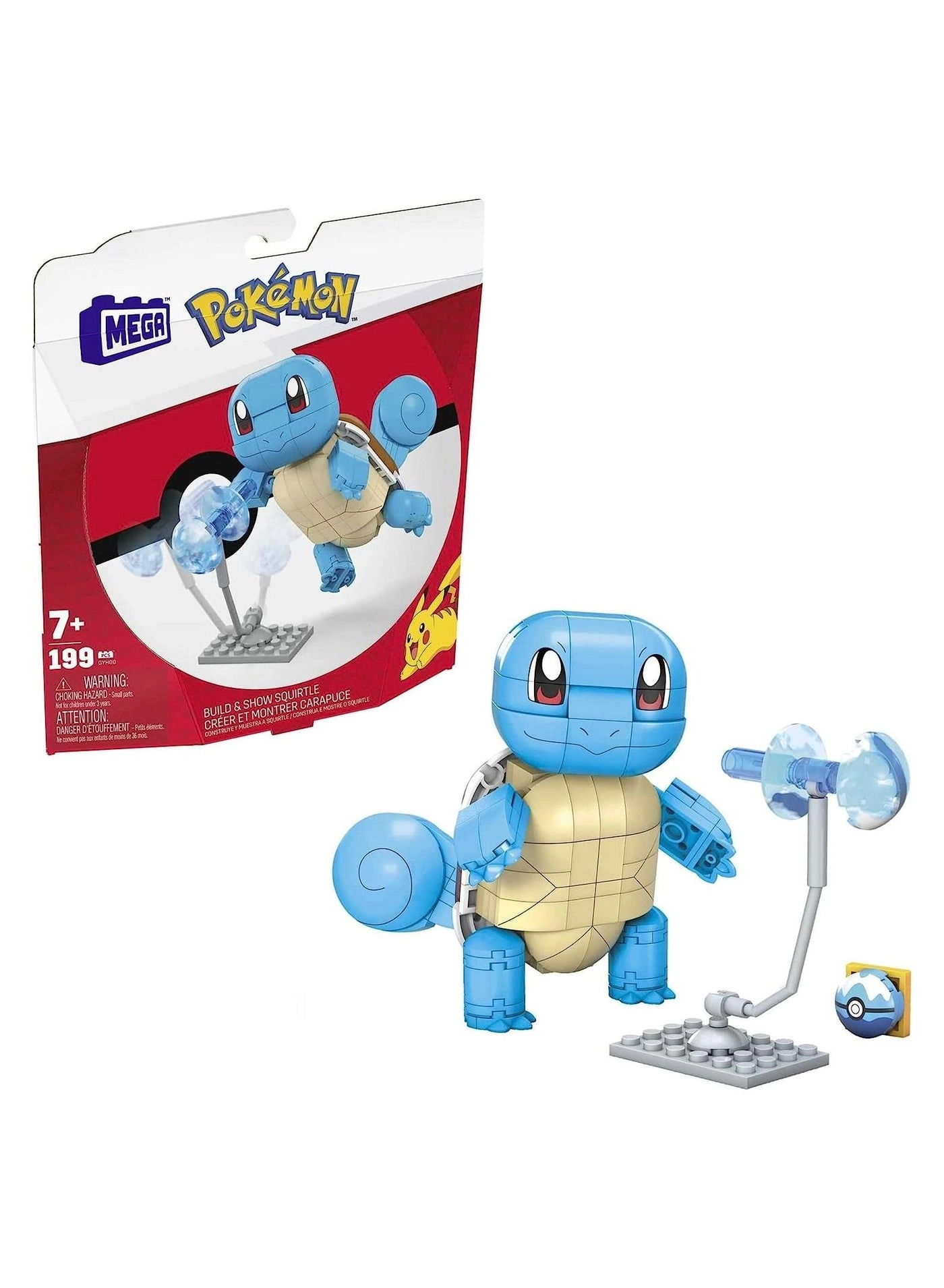 MEGA Construx Pokémon Build & Show Squirtle - 199pcs