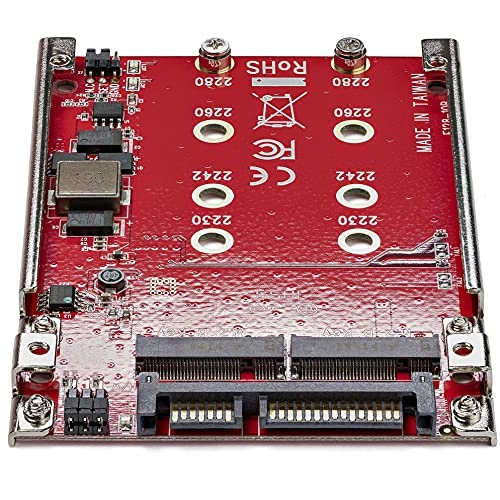 M.2 to SATA Adapter - Dual Slot 2.5in Drive Bay RAID