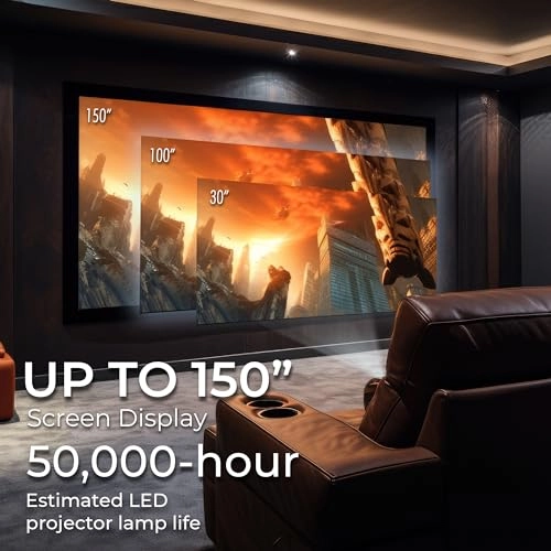 RPJ199 33 lumens 800 x 480 + Fold Up Screen 100-inch