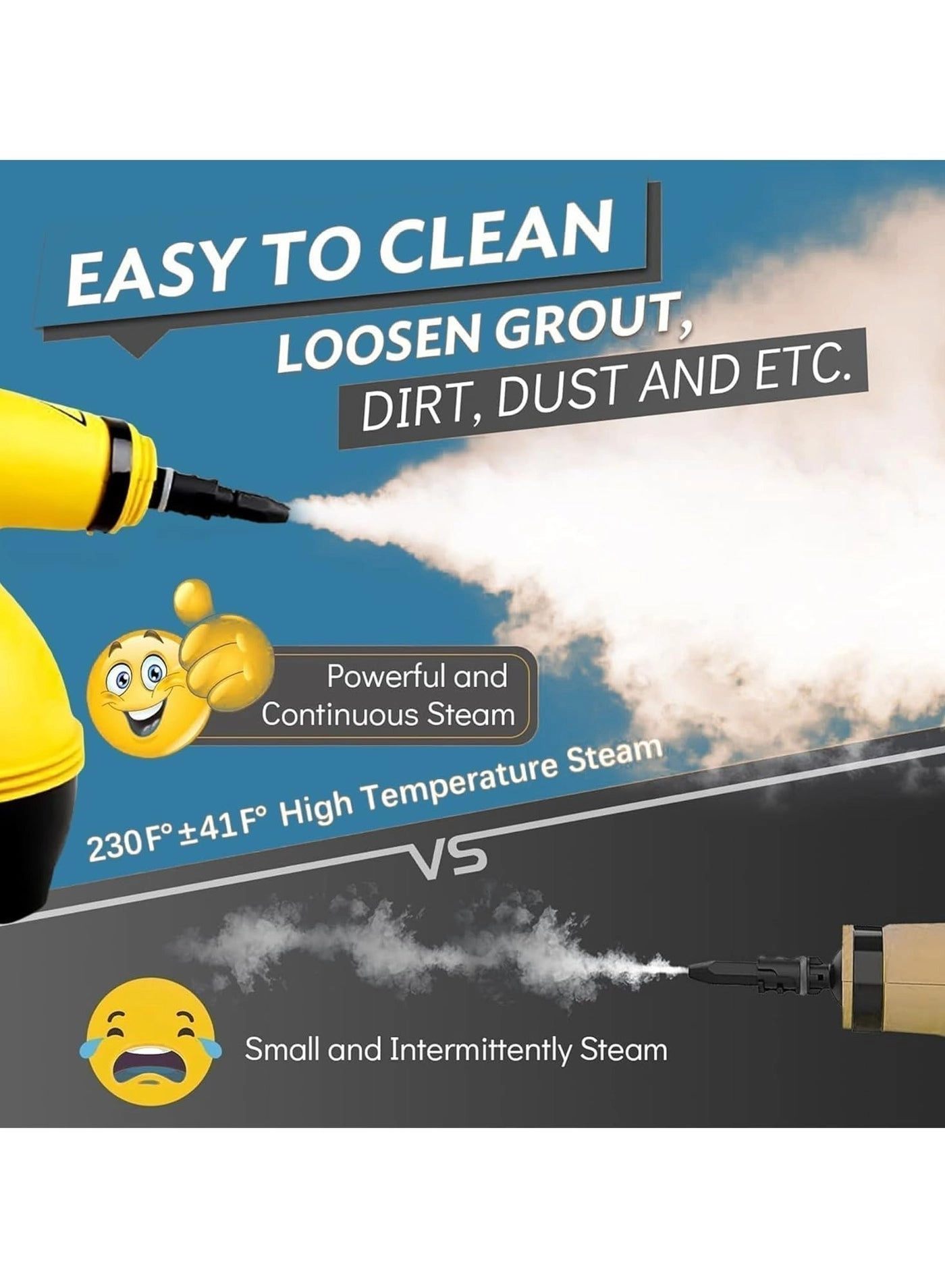 Handheld Steam Cleaner - 3.0bar 350ml