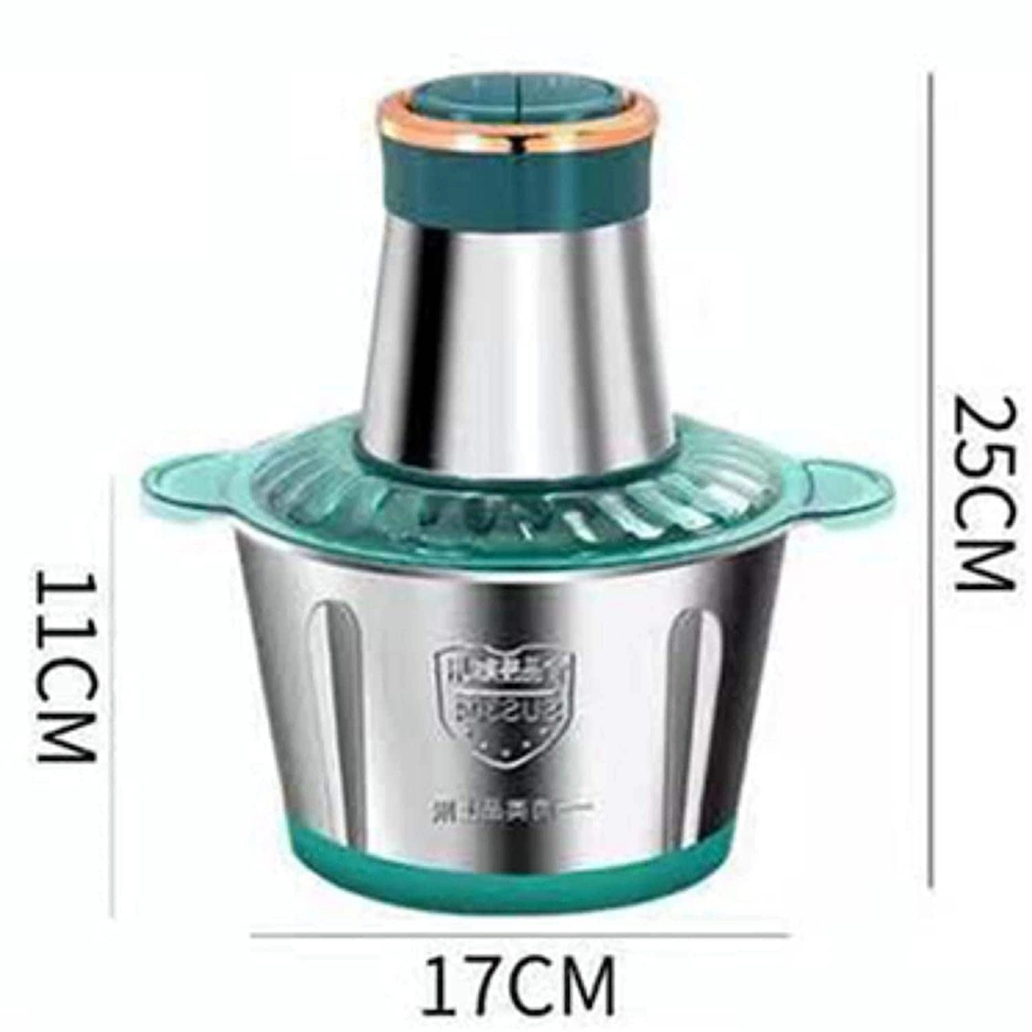 Stainless Steel Electric Chopper Meat Grinder Mincer Food Processor - 3L 300W