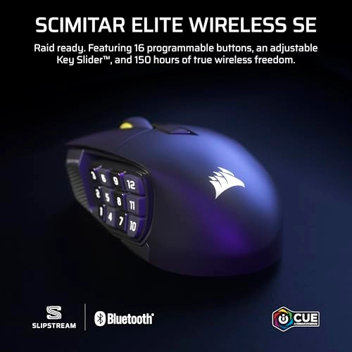 SCIMITAR ELITE RGB MMO Gaming Mouse - Wireless