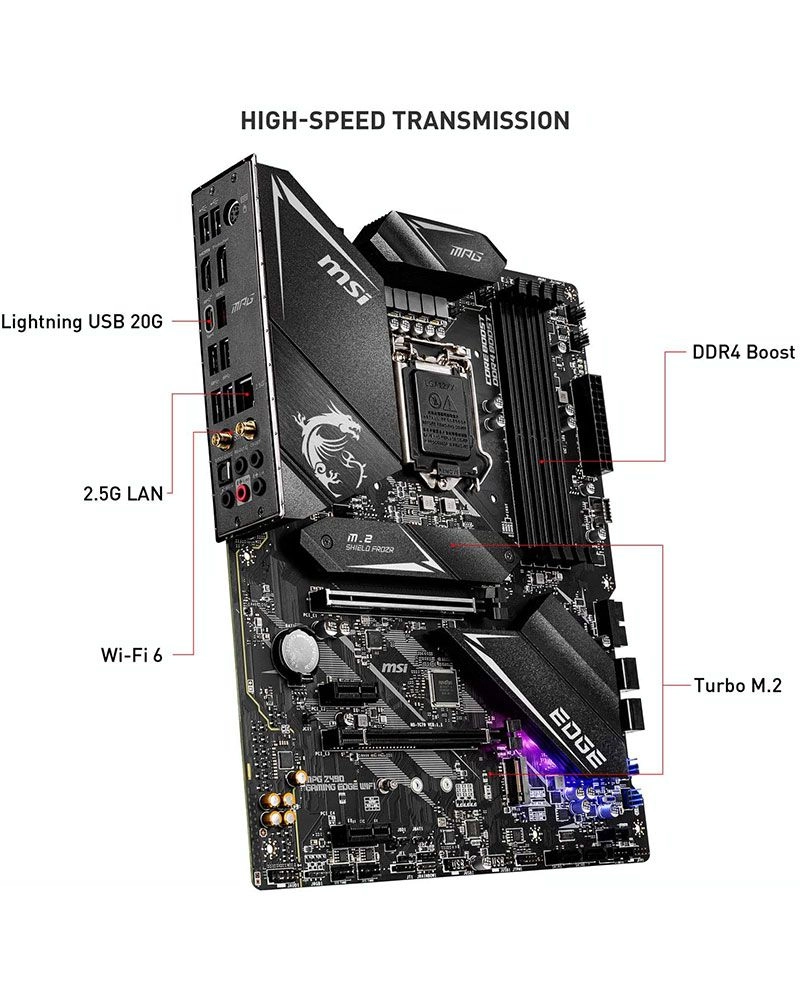 MPG Z490 GAM Edge WIFI - ATX 128GB