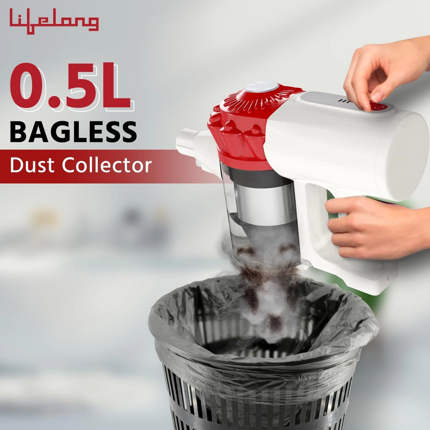 Cordless Vacuum Cleaner - 05L 130W Cyclonic Technology