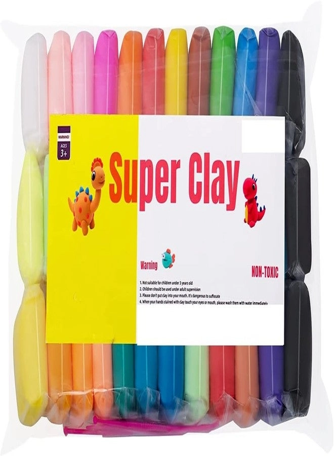 Air Dry Clay - Non-Toxic Soft 12pcs.