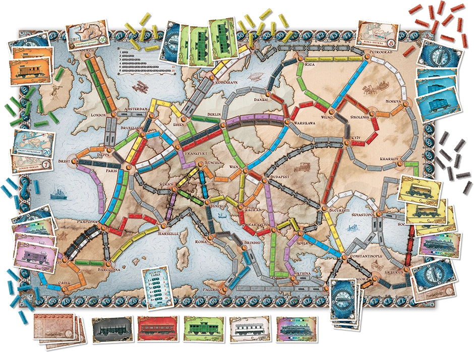 Ticket to Ride Europe: My First Trip