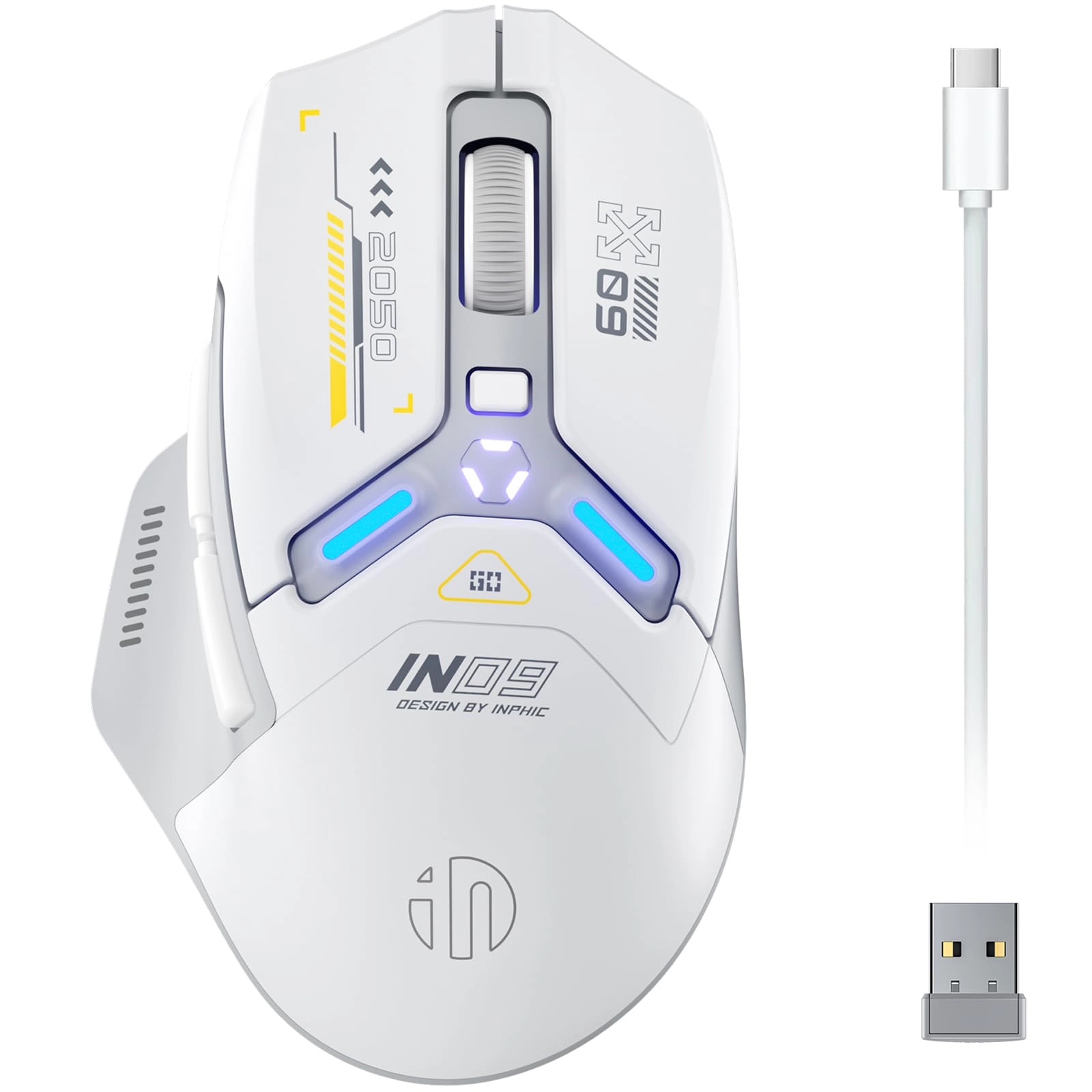 IN9 Tri-mode Wireless Mouse - Wireless