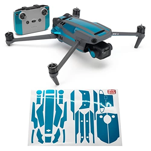 Partial Skin Stickers - for Mavic 3 / Mavic 3 Classic Caribbean Blue