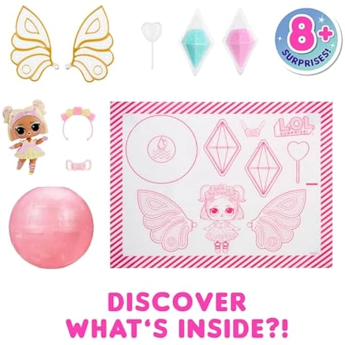 Fairy Tots Doll - Custom Wings Magic Crystal Craft Kit