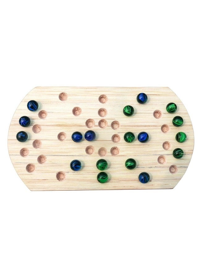 Nine Men Morris - Wooden 18 Marbles