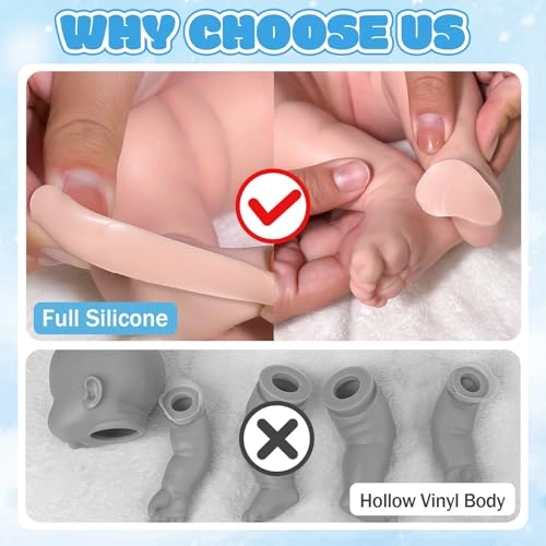 Reborn Baby Doll - 18.9 in Silicone Boy Ages 5+