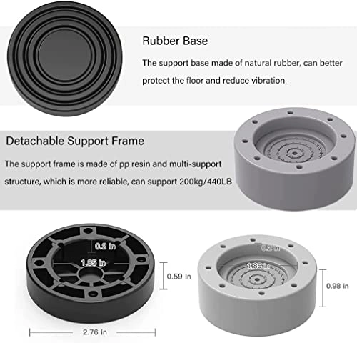 Anti Vibration Pads - Washing Machine Tread Grip Non Slip