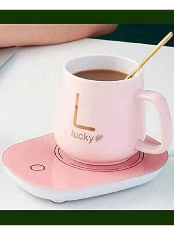 Lucky Coffee Cup Warmer Heater Set