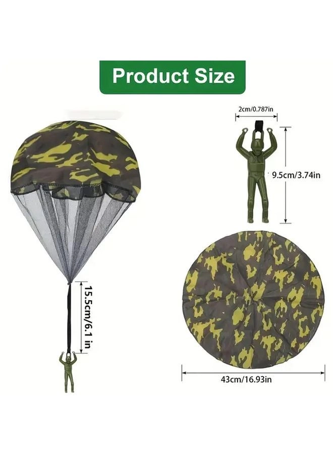 Parachute Jumping Toy Soldiers - 3 Years 4pcs