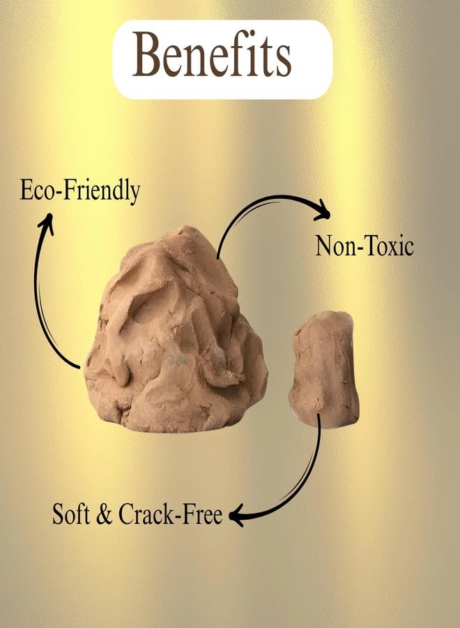Natural Terracotta Pottery Sculpting Clay - 1 Kg
