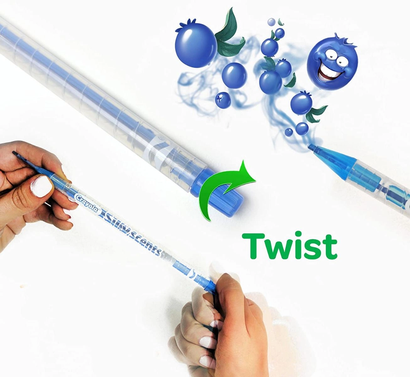 Silly Scents Twistables Colored Pencils - 12