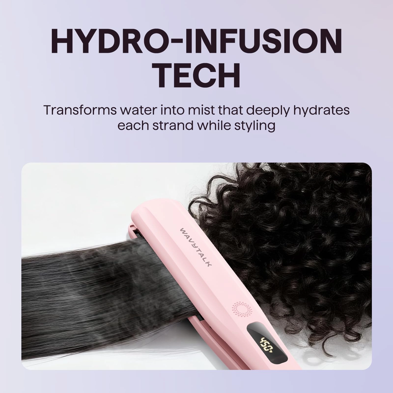 Steam Hair Straightener - 1.38''