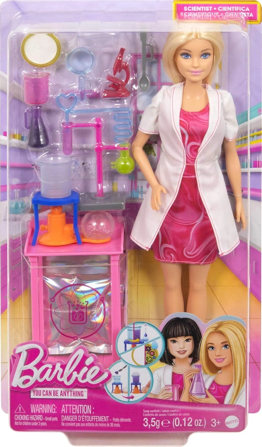 Feature Career Doll - Scientist Ages 3+