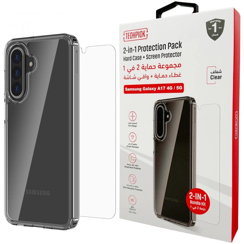 Clear Case + Tempered Glass - Clear for Samsung Galaxy A37 5G