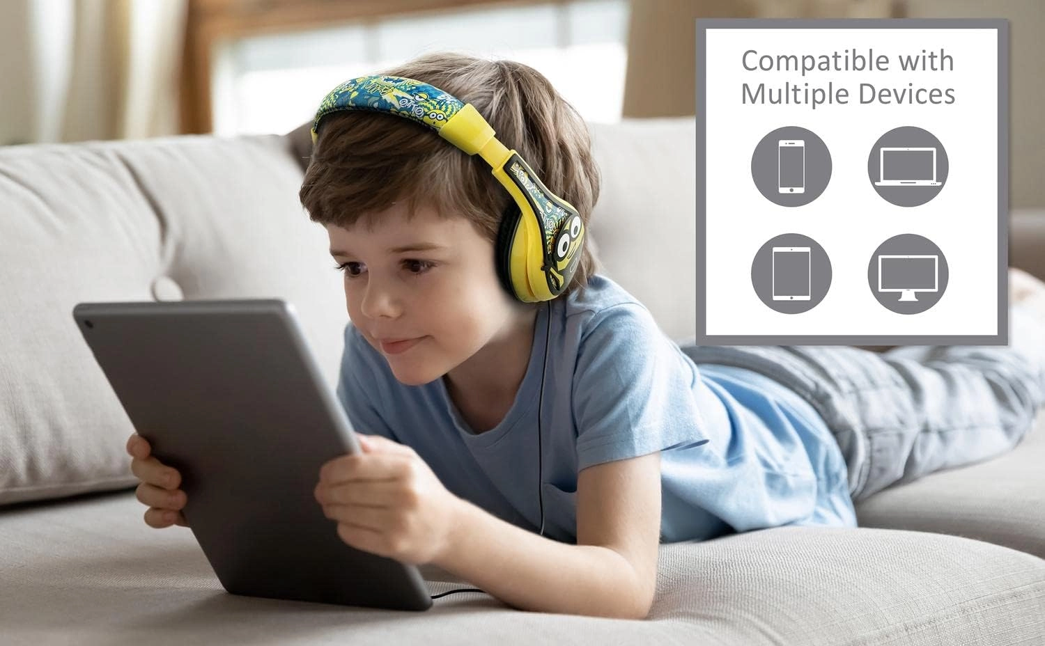 Minions The Rise of Gru Wired Headphone