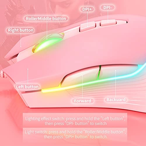 3200 DPI 7D LED Optical Gaming Mouse - USB
