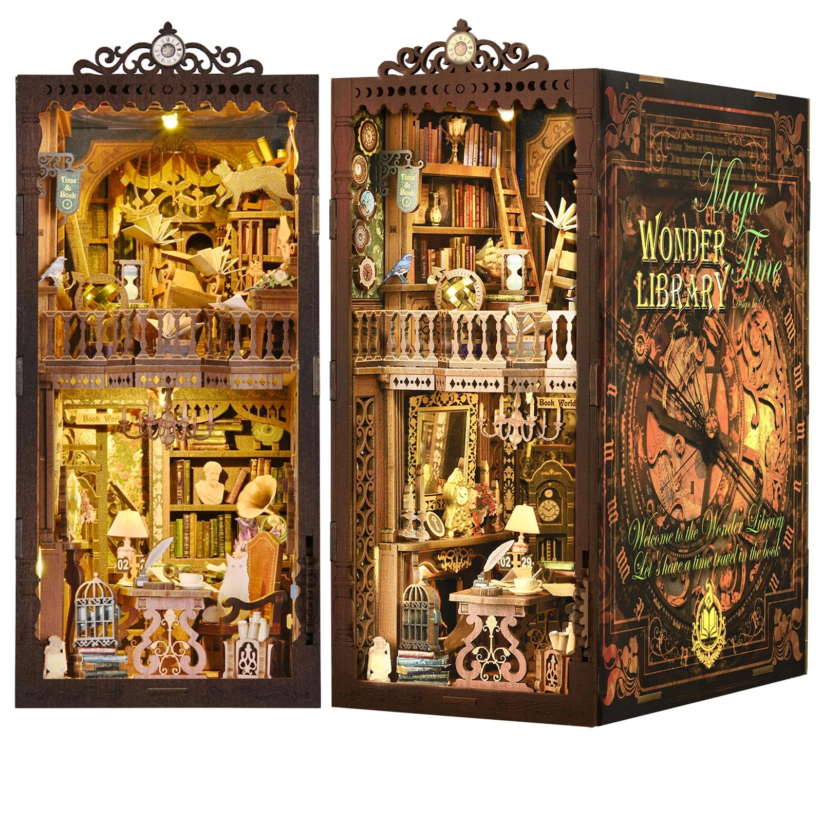 ETKVR Book Nook Kit - Time Magic Theme