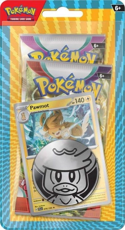 Pokémon Pawmot + Booster Pack - 10pcs + Coin