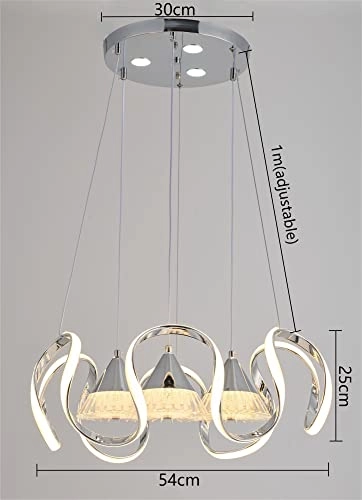 Dimmable LED Chandelier - 3000k to 6000k Dimmable