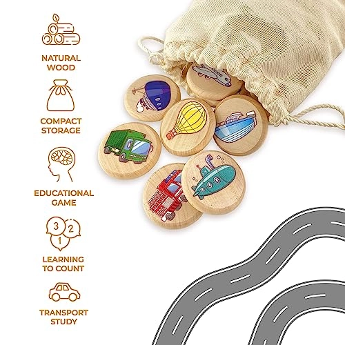 Transport Memory Game - 3+ Years 30 pieces