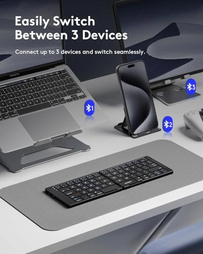 Foldable Bluetooth Keyboard - EN Wireless