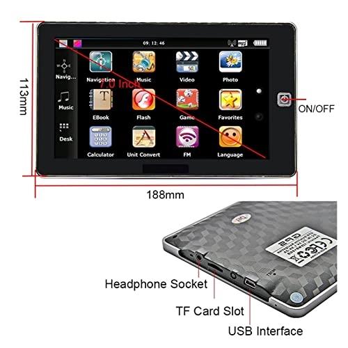 GPS Car Navigator 741659865 - 7 inch 256MB+8GB