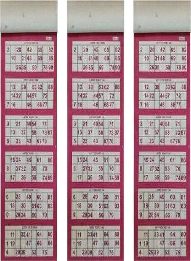 Tambola Tickets Booklet - 600 Different Tickets 2 Books