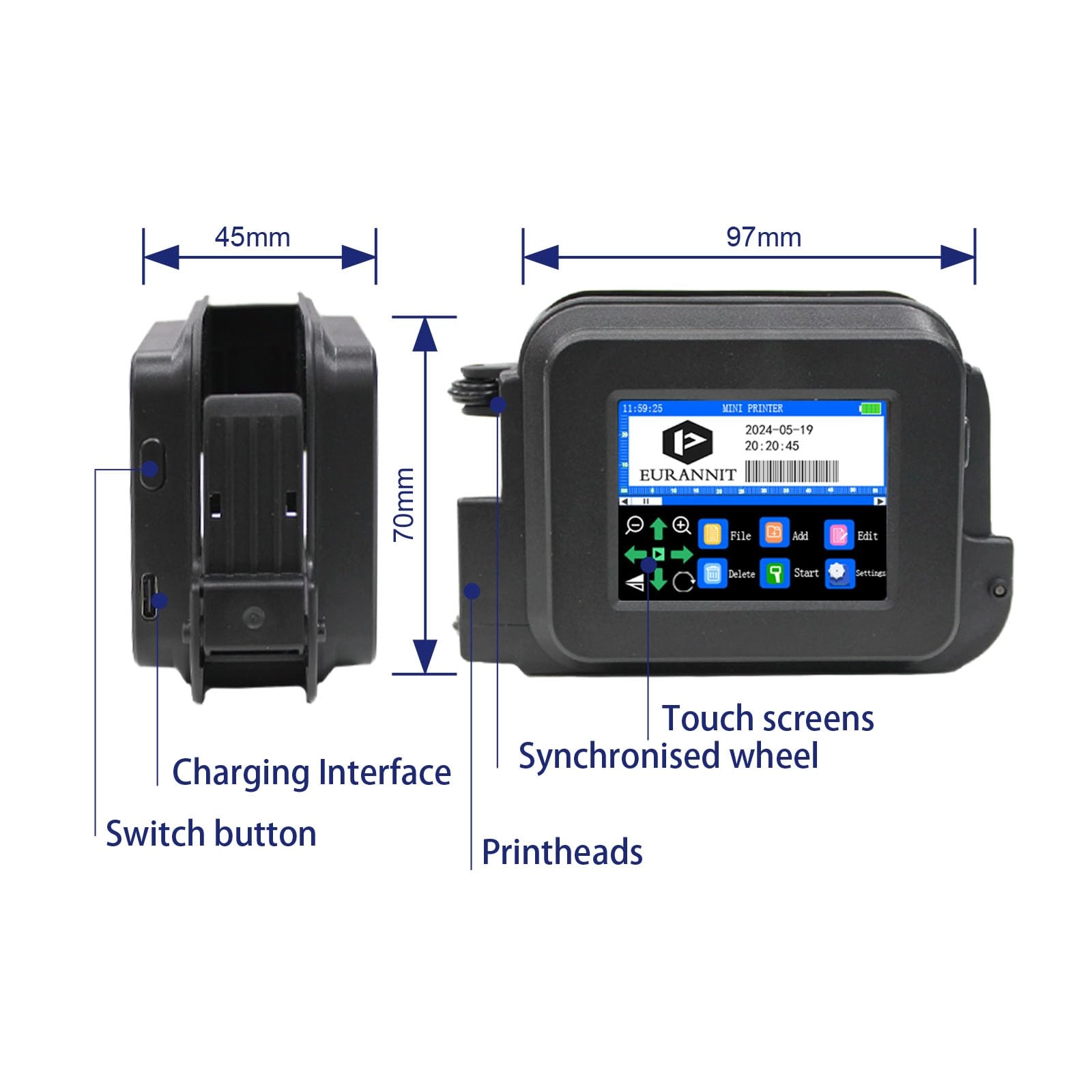 Mini Handheld Inkjet printer XMINI