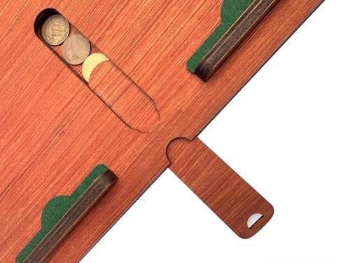 Shove ha'penny board - Full-sized 60 x 35 x 3cm Wood