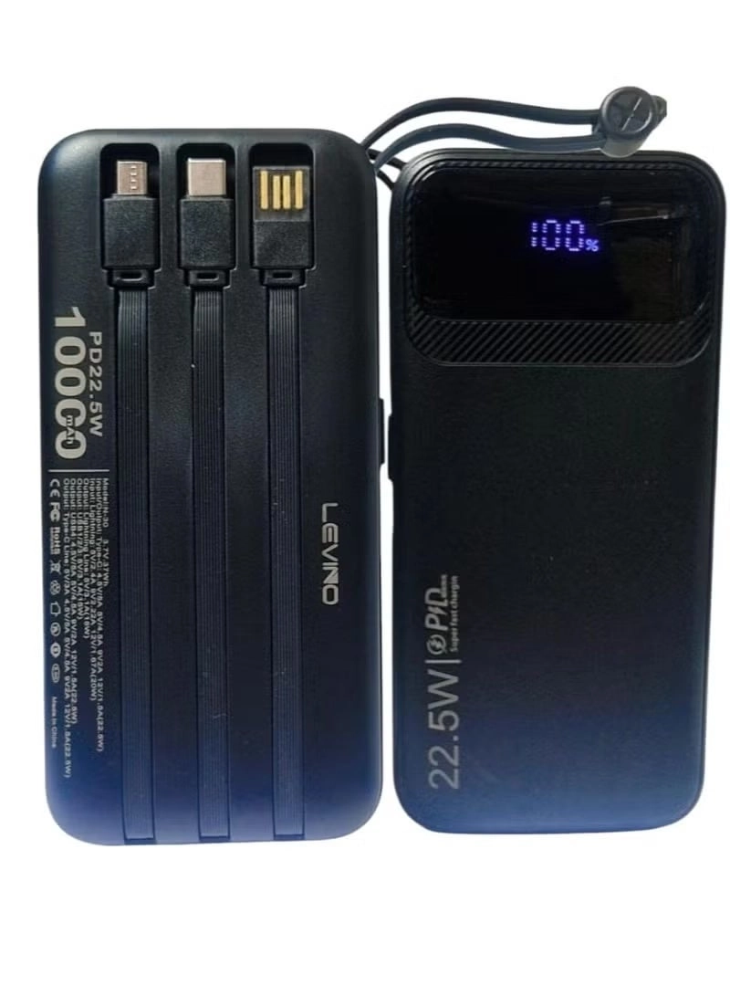 N-30 - 10000mAh 22.5W Fast Charging Dual Type-C Ports