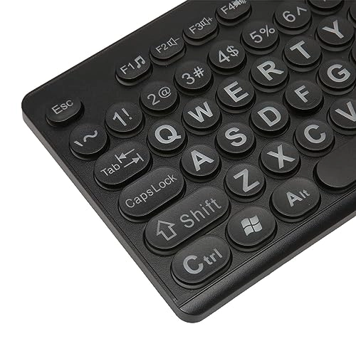 104 Keys Large Print Keyboard - Wired