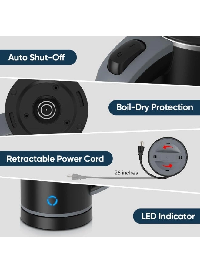 Portable Stainless Steel Electric Kettle