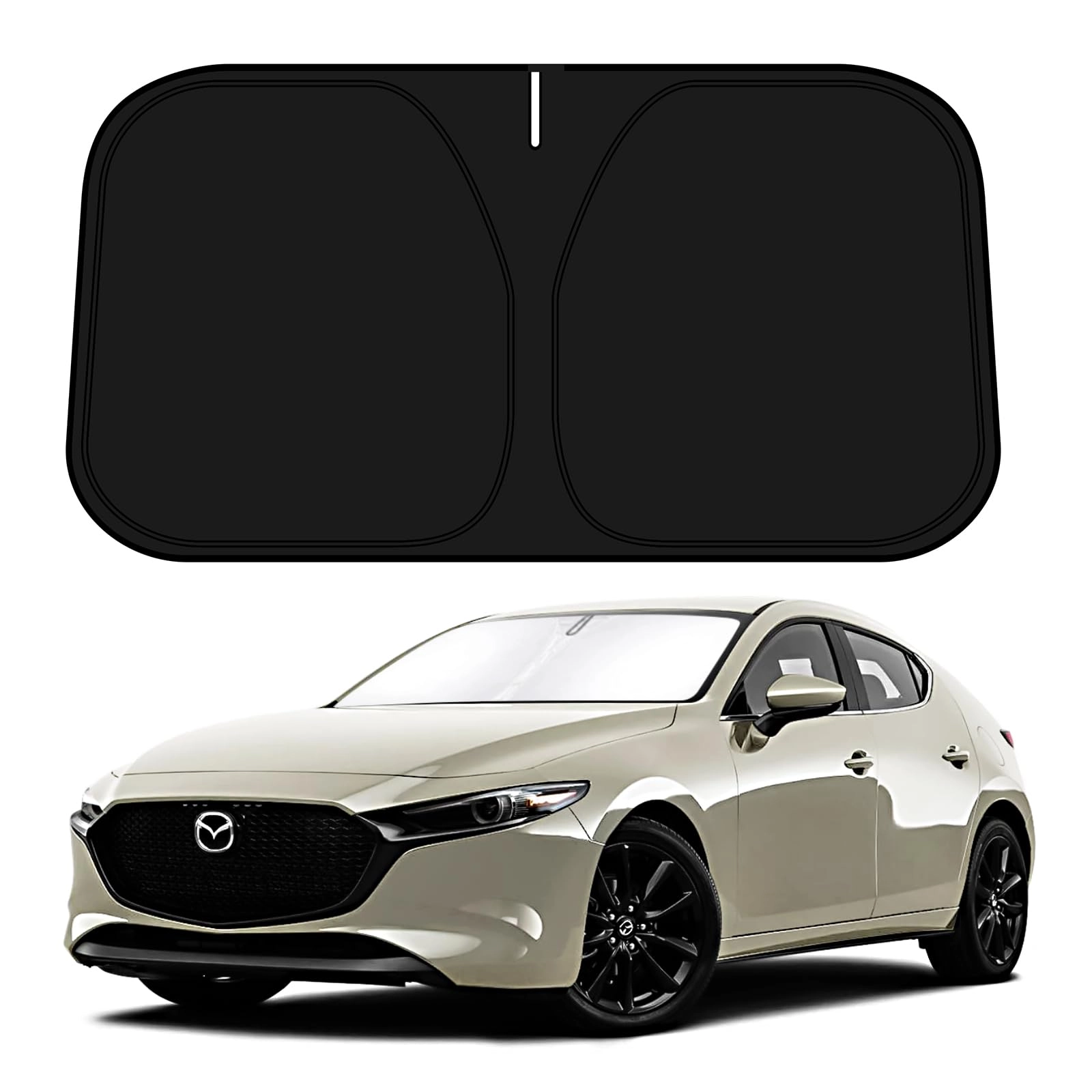 D-Lumina Windshield Sun Shade - Mazda Mazda 3 2019|2020|2021|2022|2023