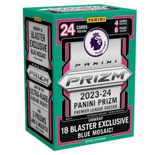 Prizm Premier League Soccer Blaster Box - 24pcs