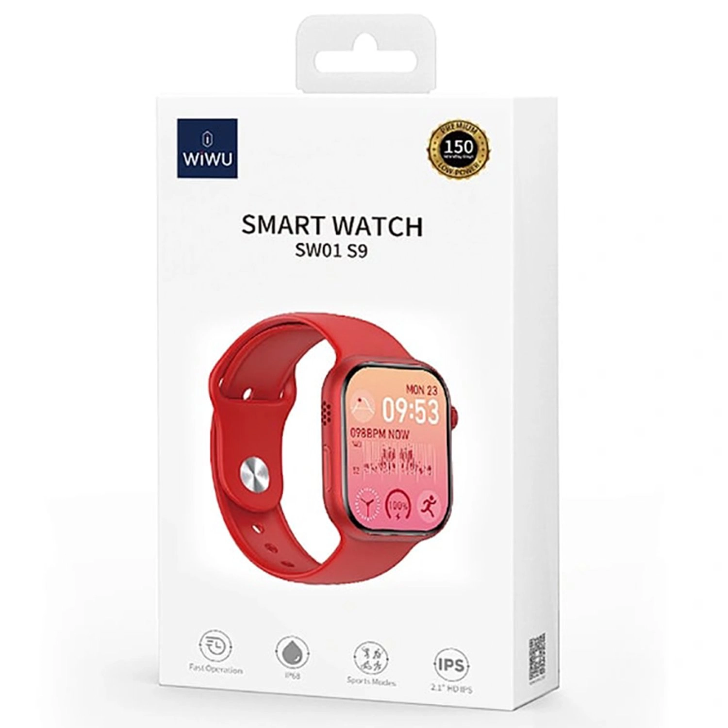SW01S9SVR Smartwatch Aluminium