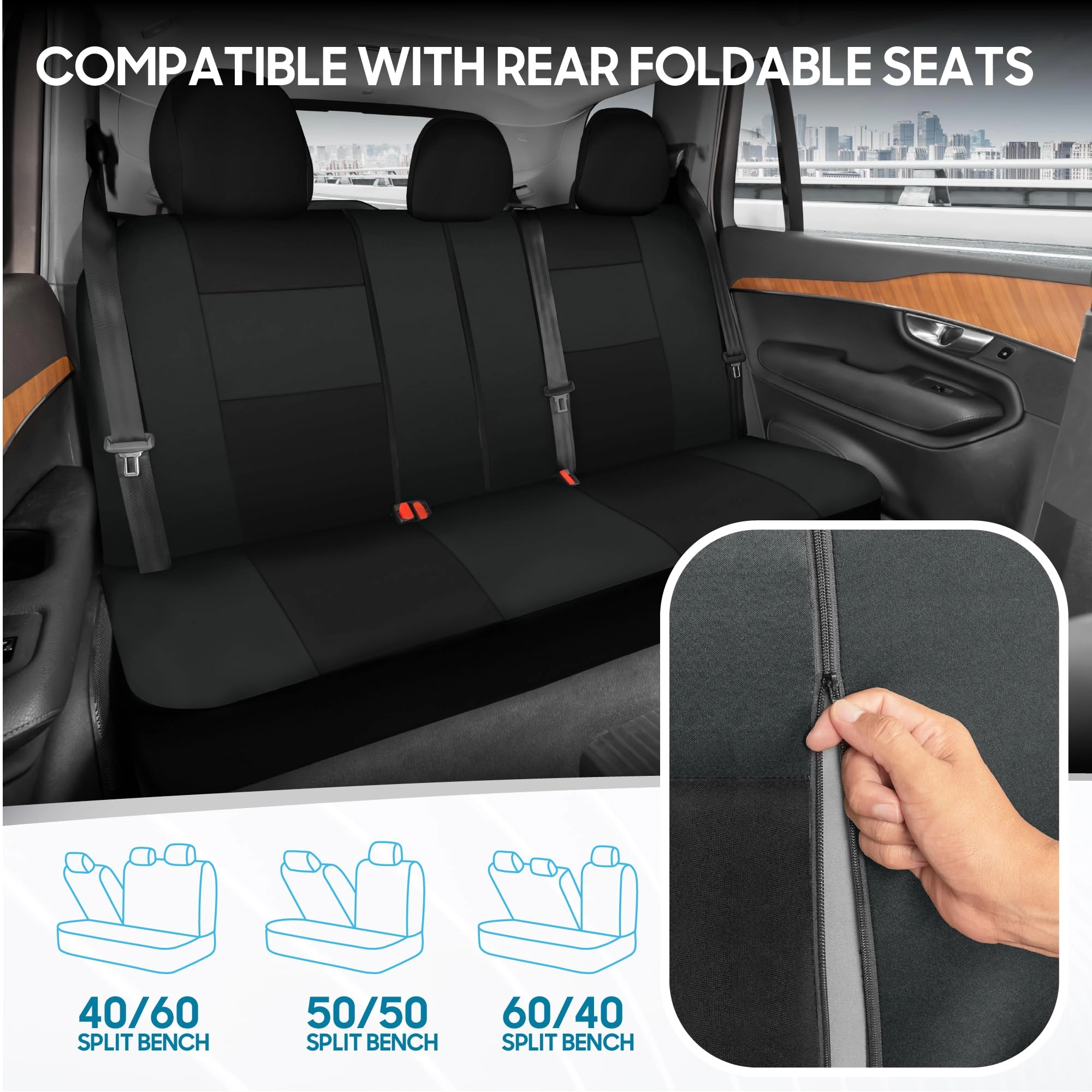 PolyPro Car Seat Covers - Solid Beige Universal Fit