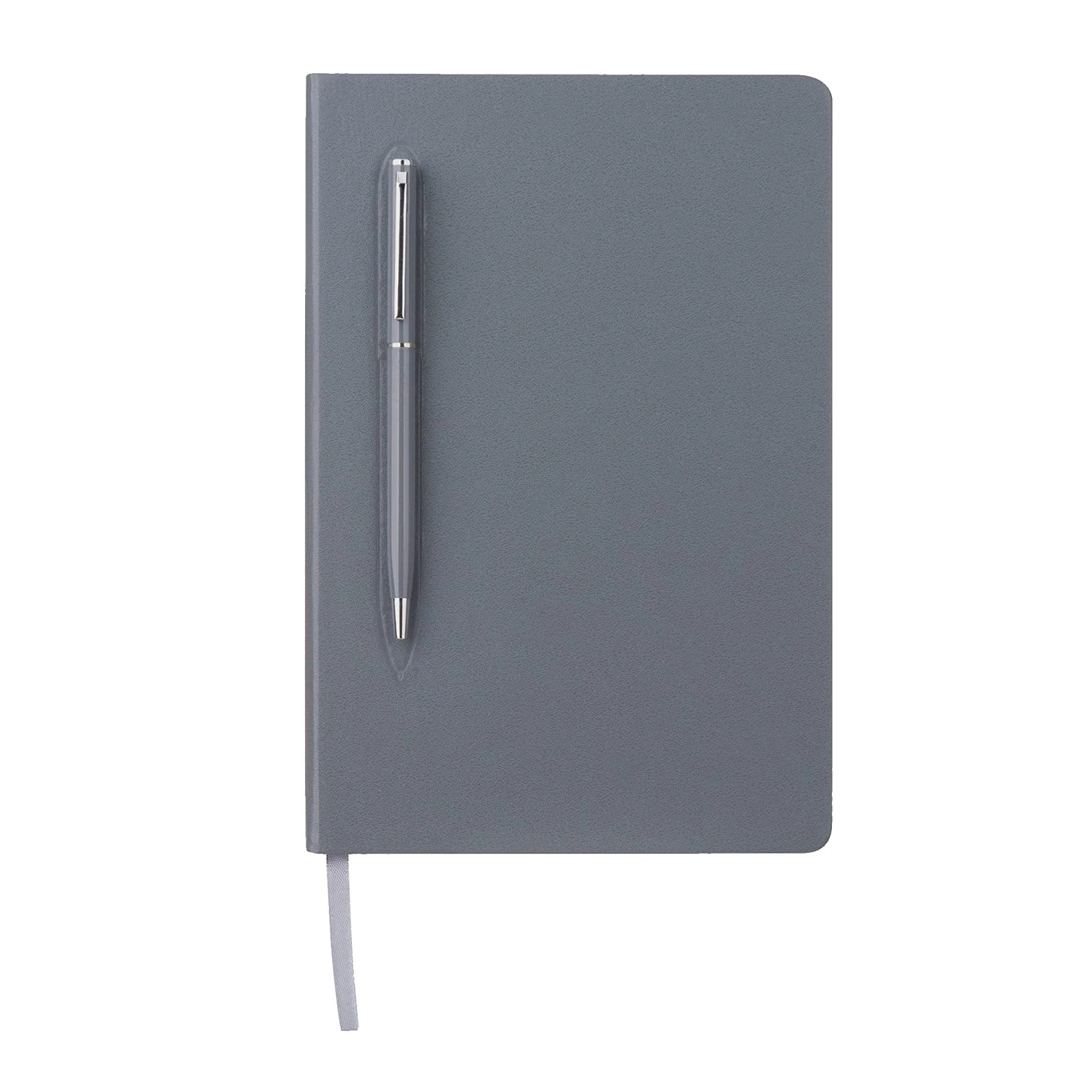 Soft Touch Hardcover Notebook and Pen Set A5 Hardcover - Lined 80 Sheets