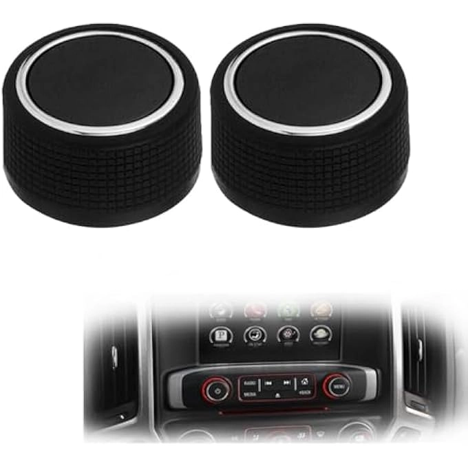 Car Radio Audio Control Knobs - Cadillac Chevrolet Gmc