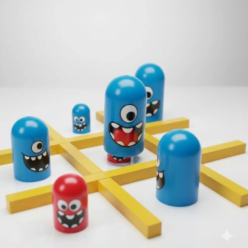 Gobblet Gobblers - 2 Players Red & Blue