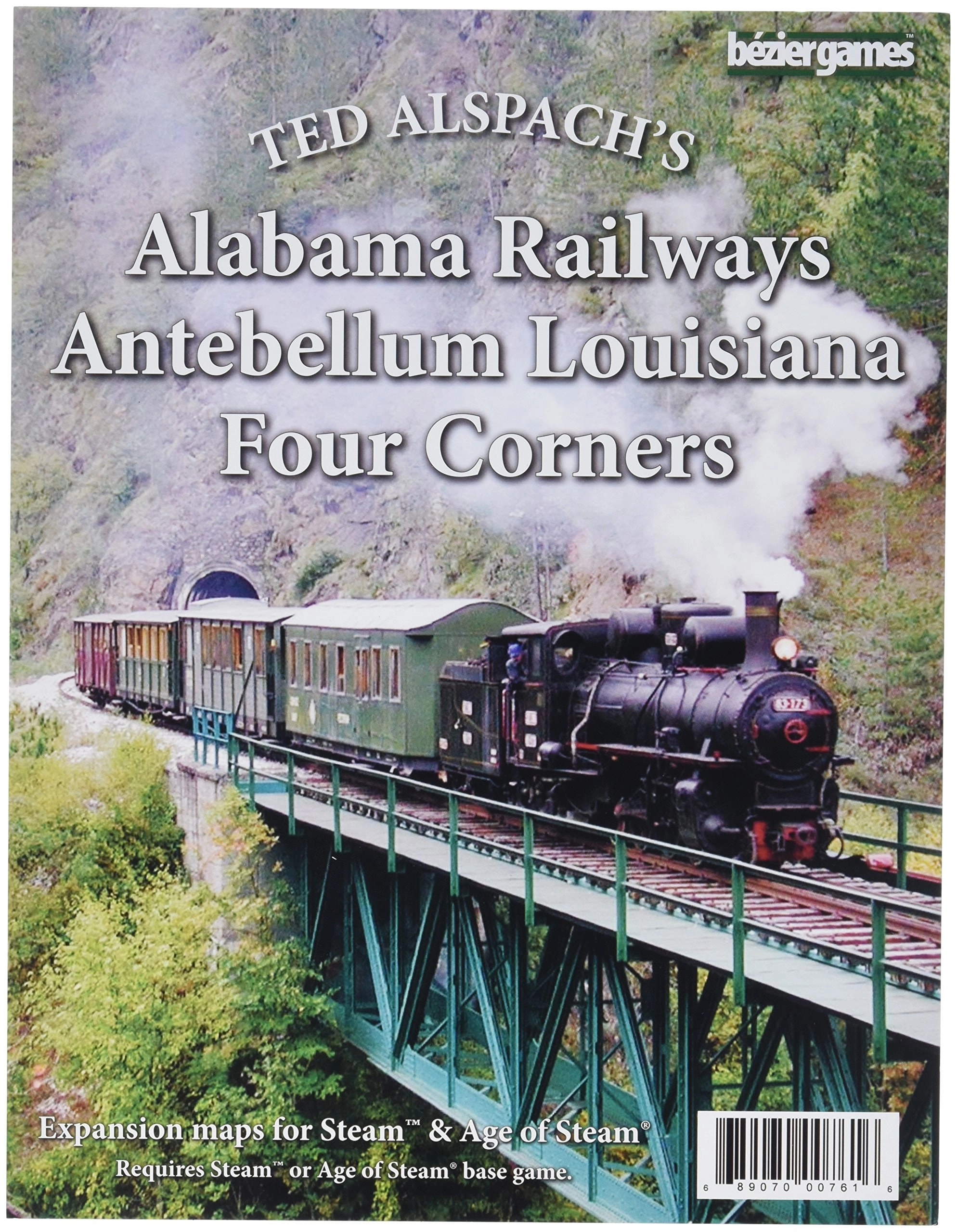 Bezier Games Age of Steam Alabama Railways Louisiana