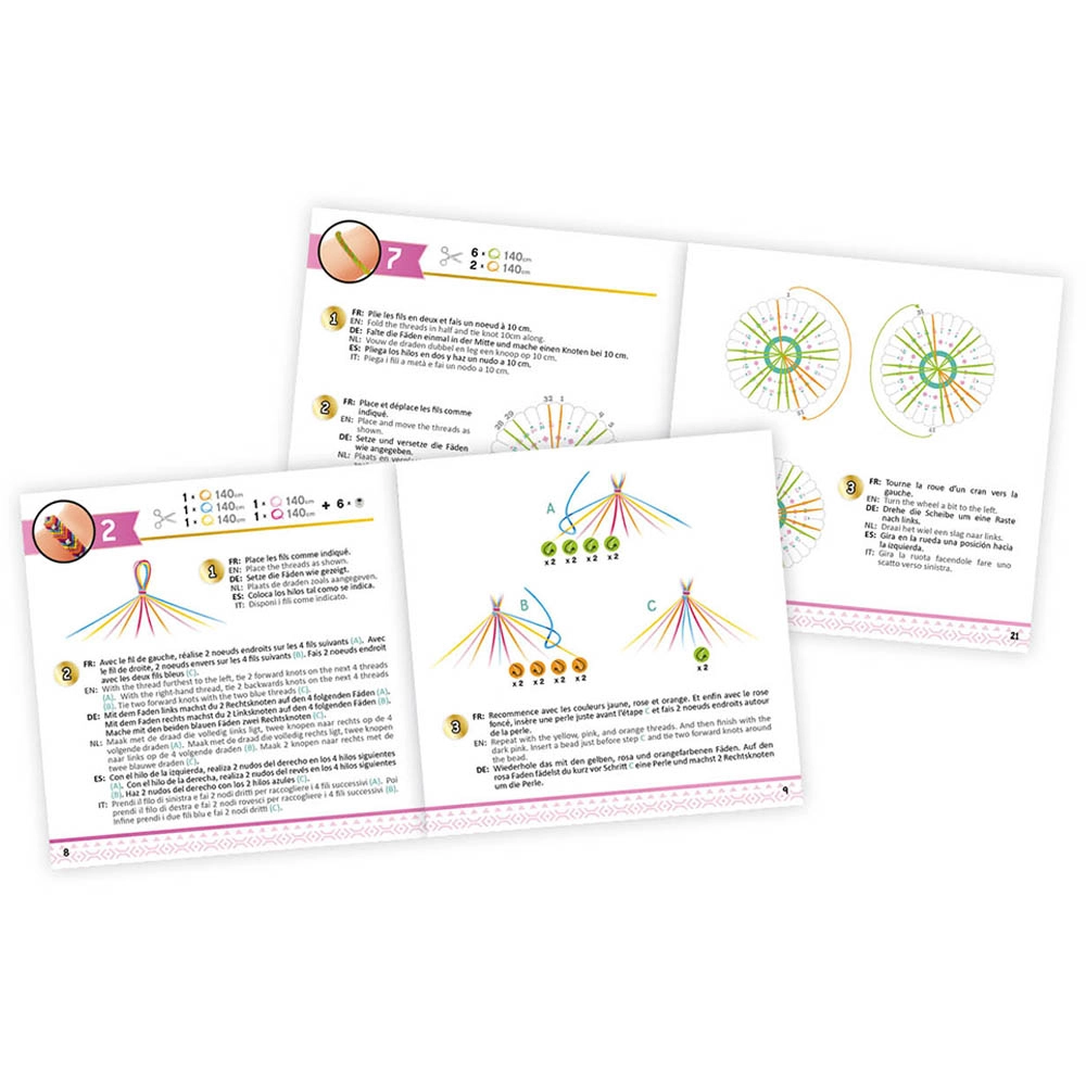 Friendship Bracelets Kit - 10 bracelets Suitable for 8 to 13+ yrs